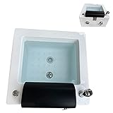 Acryl-Fuß-Spa-Badewanne, tragbares automatisches Surf-Wasserstrahl-Kühl- und Heiz-Fußbad mit rohrloser Abflusspumpe, Salon-Massage-Werkzeug