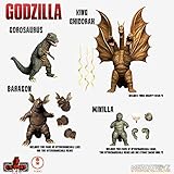 Mezco Godzilla: Destroy All Monsters Round Two 5 Points XL Deluxe Box Set