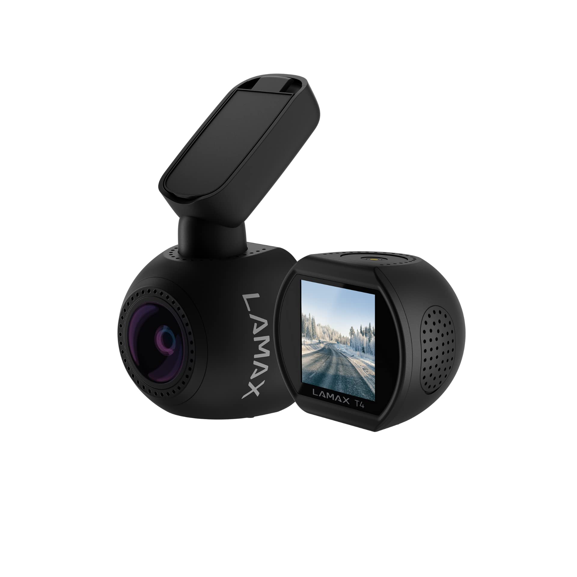 LAMAX T4 Autokamera mit nativem Full HD/30fps, Magnethalterung, Superkondensator, 140°, 1,5“ Display mit deutschem Menü, WDR, optional GPS