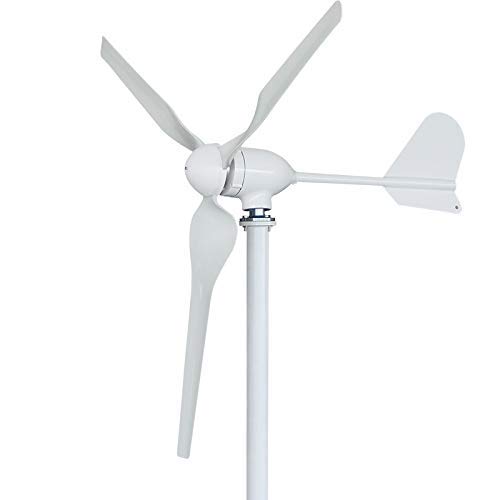 FLTXNY POWER Turbine, 1000 W, 48 V, horizontal, klein, Windgenerator, 3 Flügel, mit MPPT-Laderegler