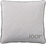 Joop! Kissen Uni Doubleface Silber-Jade Baumwolle/Polyacryl, Maße: 50cm x 50cm, 758927