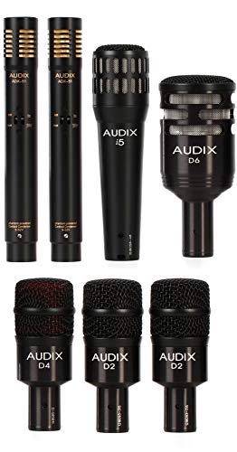 Audix DP-7 Mikrofon-Zusammenstellung für Drum-Sets mit 7 Mikrofonen und Zubehör