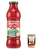 12x Mutti Passata di Pomodoro con basilico, Tomatenpaste Tomaten sauce mit Basilikum 100% Italienisch 700g