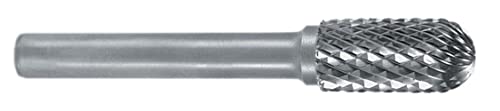RUKO 116023 HM Frässtift Form C Walzenrund (WRC) Kugel-Durchmesser 12 mm Hartmetall Schaft-Ø 6 mm