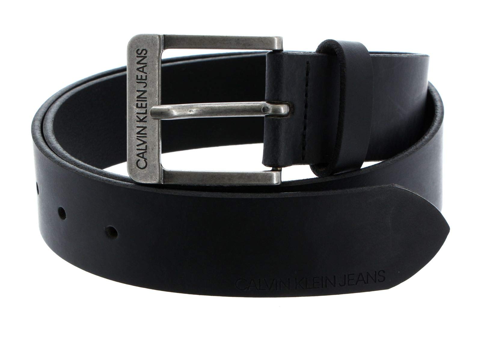 Calvin Klein Jeans Herren J 4cm Ckj Belt G rtel, Schwarz (Black 001), 80 EU