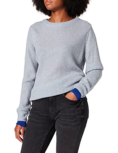 Mexx Womens Pullover Sweater, Light Blue, M
