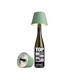 Sompex - Wiederaufladbare RGBW Flaschenlampe, olivgrün, TOP 2.0