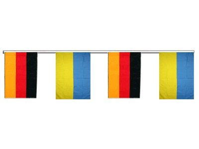 Flaggenfritze® Freundschaftskette Deutschland - Ukraine