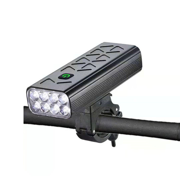 Bike Light High Power LED Taschenlampe mit 9600mA Batterie Taktische wiederaufladbare Aluminiumlegierung LED Taschenlamp