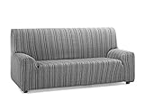 Martina Home Mejico Sofabezug, elastisch 2 Plazas, 120 a 190 cm de ancho grau