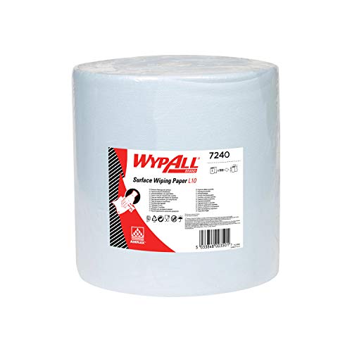 KCP 7240 Wypall L10 Extra und Wischtücher, Großrolle, Blau (1000-er pack)