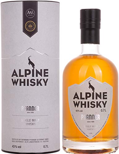 ALPINE Whisky 43% Vol. Privatdestillerie Pfanner (1x 0,7l)