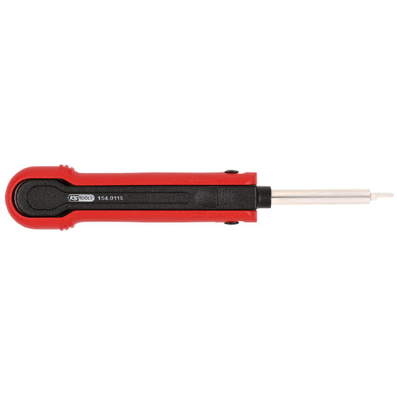 KS Tools 154.0116 Kabel-Entriegelungswerkzeug für Flachsteckhülsen 1,2 mm