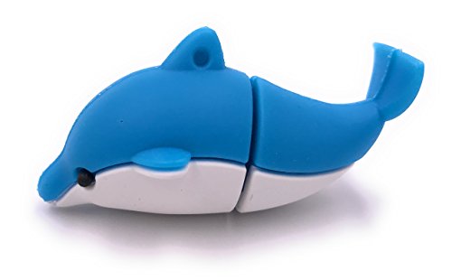 H-Customs Wal Delfin Fisch einzigartiger USB Stick 8GB 16GB 32GB 64GB 128GB USB 3.0/128 GB
