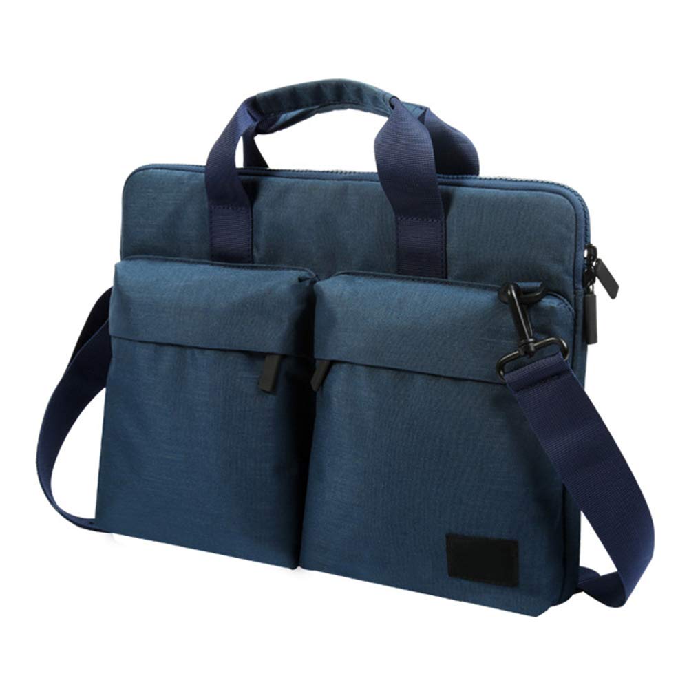 12-15.6 Zoll Laptoptasche Aktentaschen Handtasche Tragetasche Schulter Tasche Notebooktasche Laptop Sleeve Laptop hülle Blau 14"