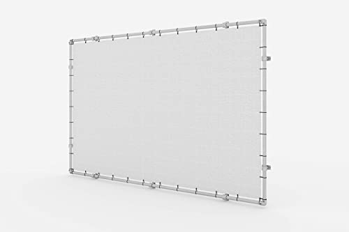 Aluminium Bannerrahmen 250x150 cm Spannrahmen für werbebanner | Banner wandbefestigung | Wandmontage Fassaden Banner Befestigen System