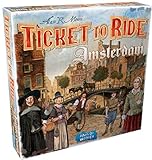 Days of Wonder,Ticket to Ride Amsterdam Board Game, Family Board Game, Board Game for Adults and Family, Train Game, Ages 8+, for 2 to 4 Players, Average Playtime 10-15 Minutes
