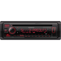 Kenwood KDC-BT950DAB CD-Autoradio mit DAB+ & Bluetooth Freisprecheinrichtung (USB, AUX-In, Hochleistungstuner, Spotify Control, Soundprozessor, 4x50 W, VAR. Beleuchtung, DAB+ Antenne)