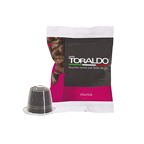 CAFFÈ TORALDO | Compatibile Nespresso* | MISCELA CLASSICA | 100 PZ | 2 PACCHI | TCBRT002 | ALDBRT002 | UNOBRT002
