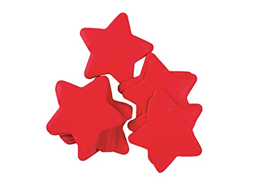 Tcm Fx 51709264 Konfetti Stern Form 55 x 55 mm, rot, Einheitsgröße