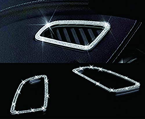 Passend für Benz Bling Zubehör neue E-Klasse Klimaanlage Steckdose 3D Aufkleber Abdeckung Auto Innenraum Strass Bling Zubehör für Frauen