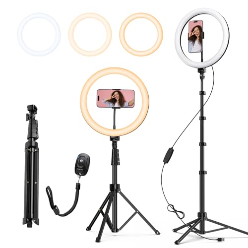 ATUMTEK 10" Ring Light with 55" Tripod Stand (12 Zoll)