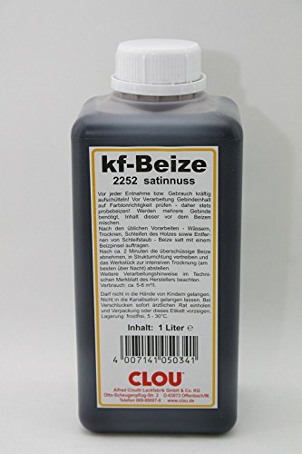 Holzbeize 2252 satinnuss / 1 Liter Clou kf-Beize