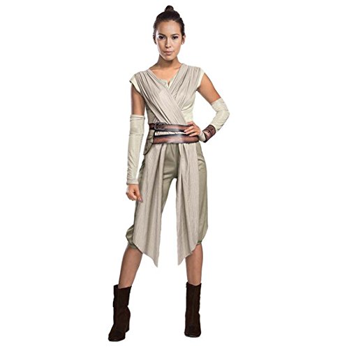 Star Wars Damenkostüm Rey Kostüm Damen M 40/42 Starwars Verkleidung Frauen Jedi Faschingskostüm Erwachsene Larp Kleidung Fantasy Karnevalskostüm