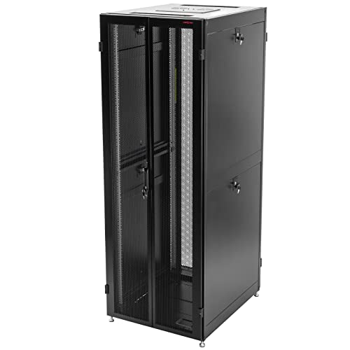 CableMarkt - Hochwertiger 19-Zoll Rack Schrank mit 42 HE 600 x 1000 x 2000 mm für Rack Server