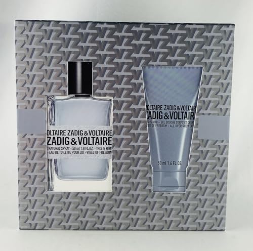 Zadig & Voltaire This is Him! Vibes of Freedom Giftset EDT pour Lui 50 ml Shower Gel 50 ml