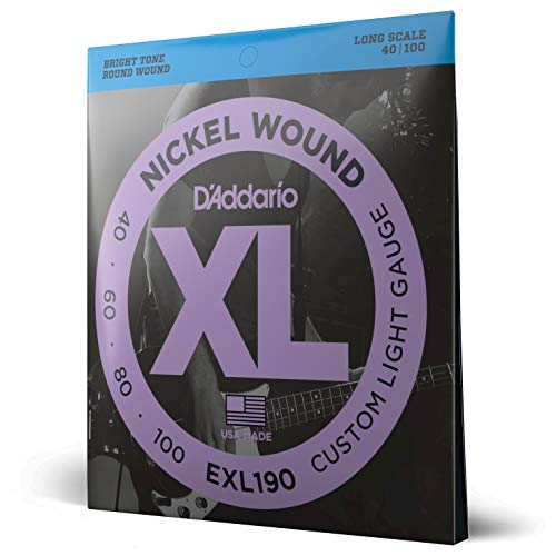 D'Addario EXL190 Basssaitensatz 0,10 cm - 0,25 cm (.040 - .100 Zoll)