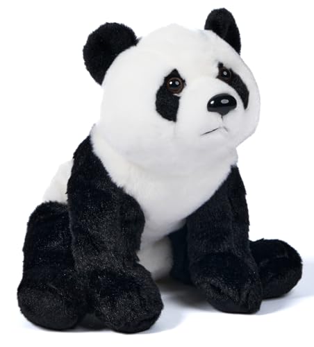 Uni-Toys - Pandabär, sitzend - 24 cm (Höhe) - Plüsch-Bär, Panda - Plüschtier, Kuscheltier