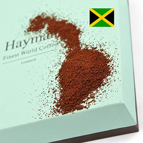 100% Blue Mountain Kaffee aus Jamaika - Gemahlener Kaffee - Einer der besten Kaffees der Welt, frisch geröstet für Sie! (Schachtel mit 200g/7oz)