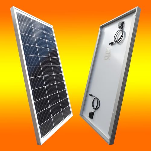 bau-tech Solarenergie 100Watt 12V Solarmodul Solarpanel Photovoltaik Solarzelle Monokristallin NEU GmbH