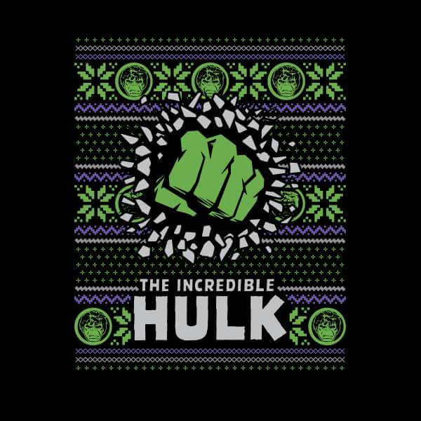 Marvel Comics The Incredible Hulk Weihnachtspullover - Schwarz - XL 2