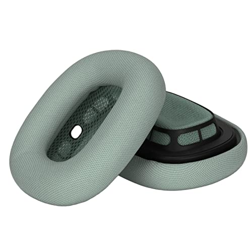 ciciglow Ohrpolster, Kopfhörer Ohrpolster Ersatz Soft Memory Foam Protein Leder Ohrpolster Ohrenschützer für Airpod MAX Kopfhörer(Grün)