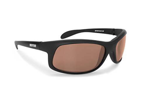Bertoni Polarisierten Photochrome Sonnenbrille für Skifahren - Laufen - Driving - Fish - P545FT Selbsttönend (Photochrome Polarisierte Braun)