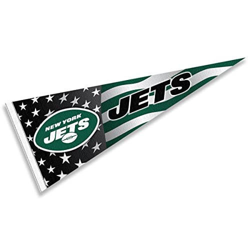 WinCraft New York Jets Nation USA Americana Stars and Stripes Wimpelbanner Flagge
