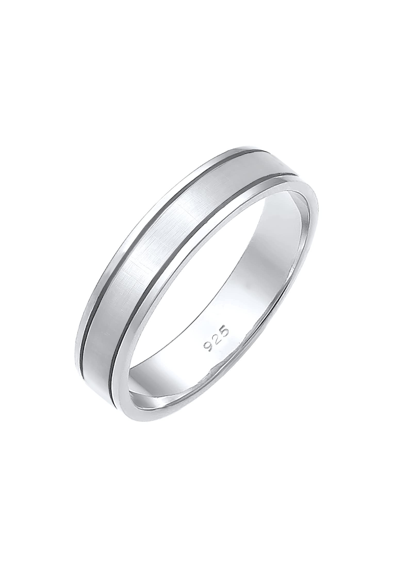 Elli PREMIUM Ring Damen Paarring Bandring Trauring Hochzeit in 925 Sterling Silber