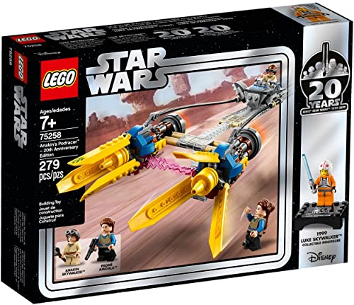 LEGO Konstruktionsspielsteine "Anakin's Podracer™ – 20 Jahre LEGO Star Wars (75258) LEGO Star Wars™" (279-tlg)