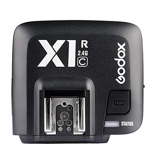 GODOX X1R-C 32 Kanäle TTL 1 / 8000s Wireless Remote Blitzempfänger Auslöser für Canon EOS Kameras GODOX X1T-C-Sender
