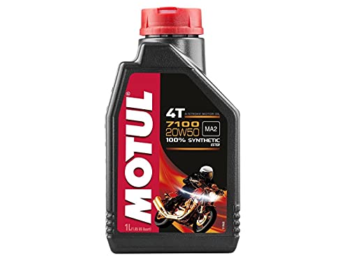 Motul 104103 7100 4T, 20 W-50, 1 L, 221x117x63.5