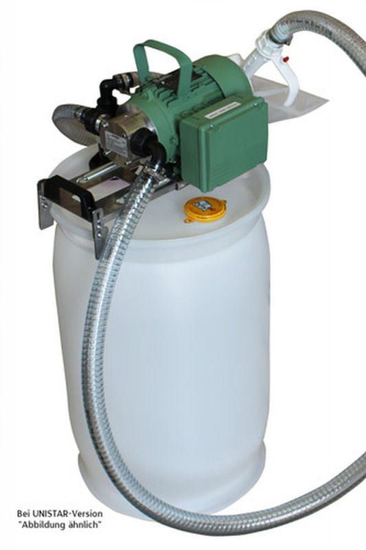 ZUWA Fasspumpe UNI 380-A , 230 V; für Fässer Durchm. 340 bis 380 mm , ohne Zählwerk - 120719