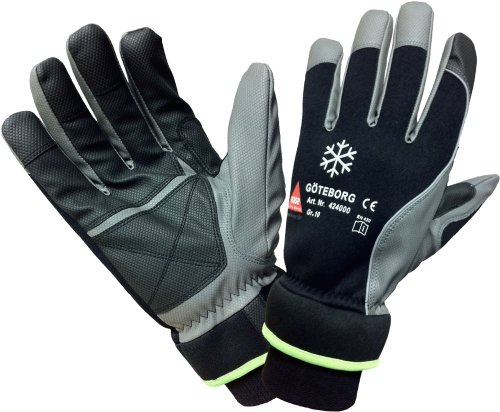 Göteborg Winter-Handschuhe - schwarz/grau - Größe: 10
