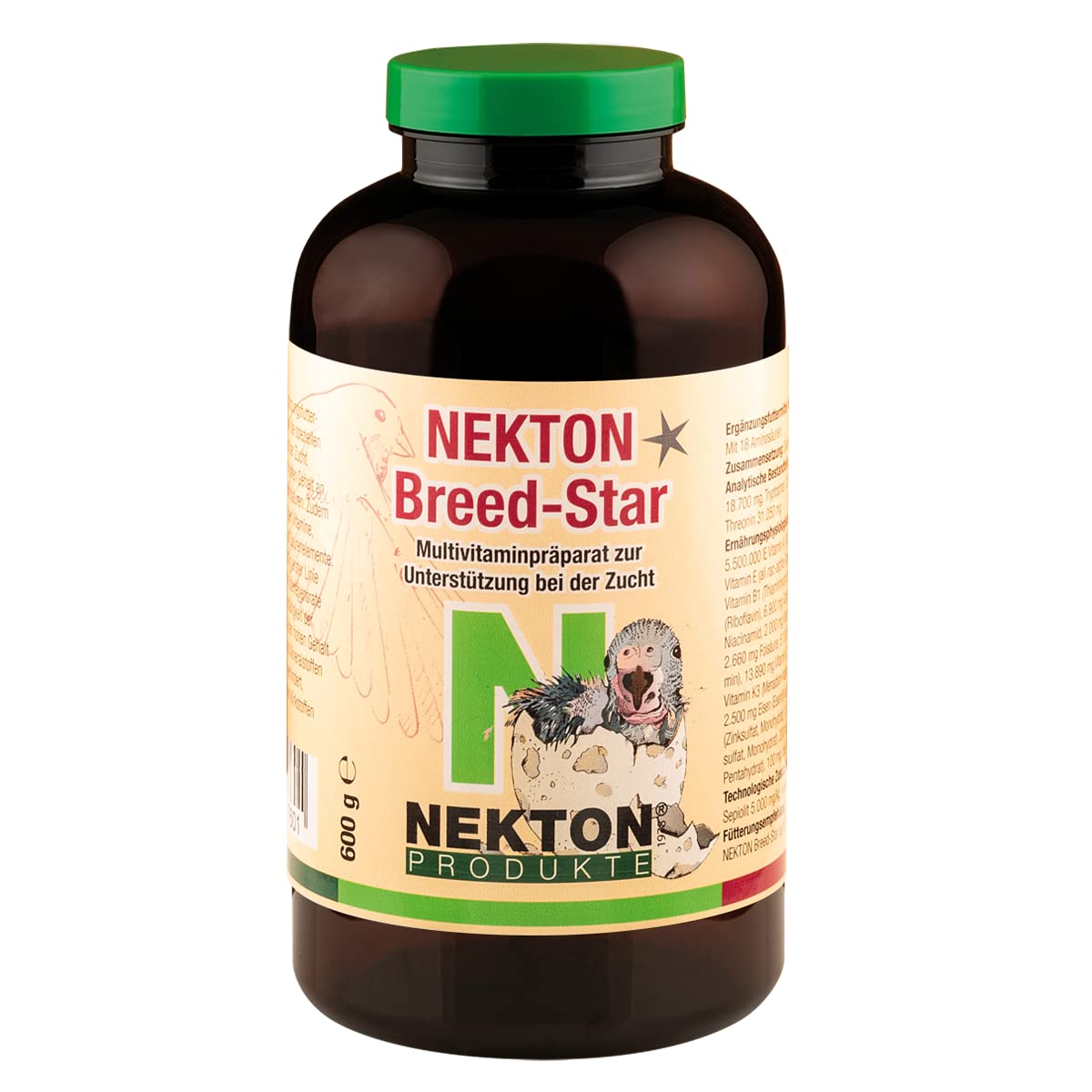 NEKTON-Breed-Star | Multivitaminpräparat zur Unterstützung bei der Zucht | Hoher Anteil an Aminosäuren | Made in Germany (600g)