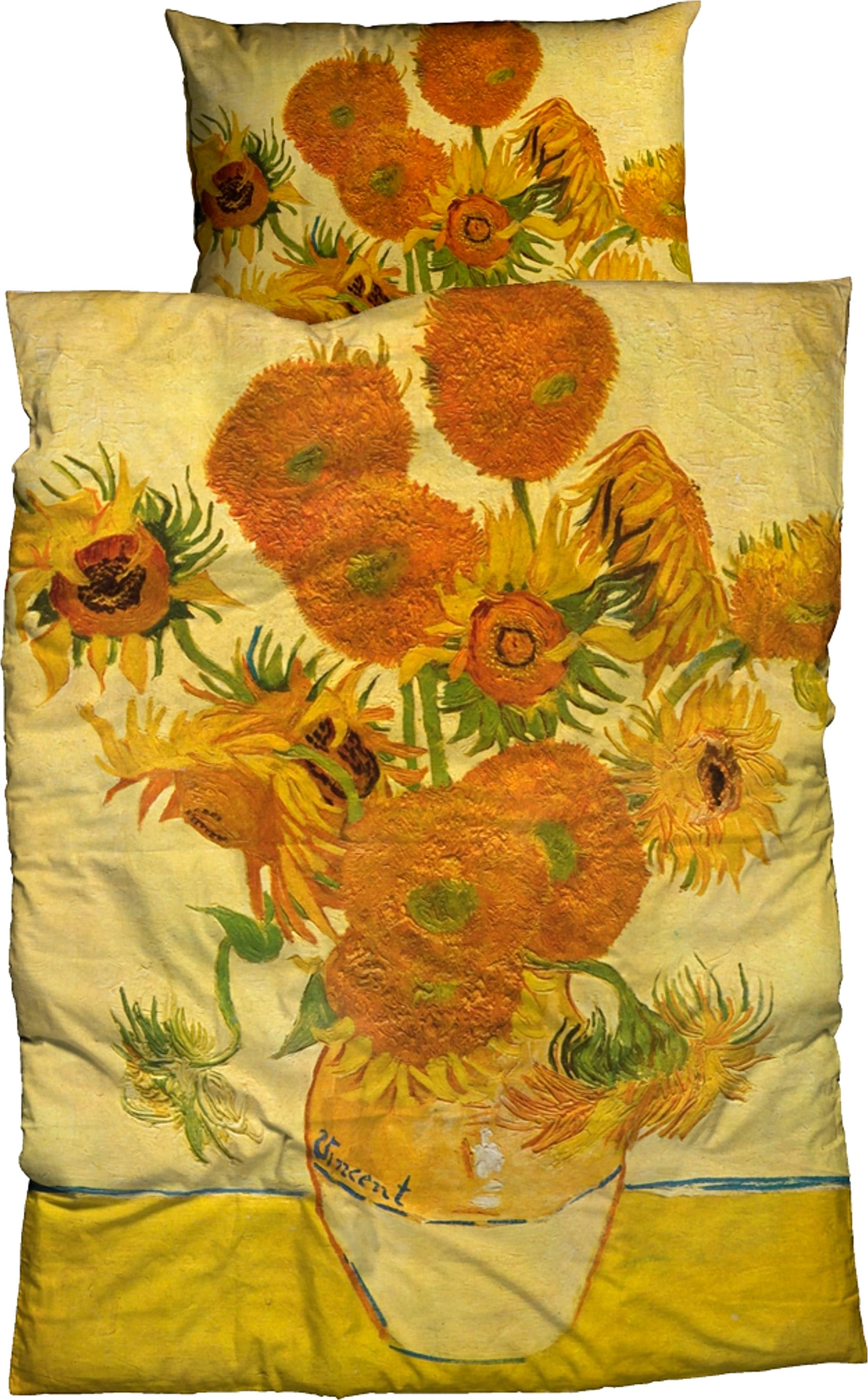Goebel Bettwäsche "Sonnenblume", mit floralem Dessin