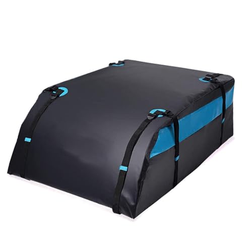 SXET Auto Dachbox, Wasserdicht Dachkoffer, 19 Kubikfuß Dachbox, Faltbare Dachtasche, Dachgepäcktasche, Car Roof Box, für Gepäcktransport, für Fahrzeuge mit und ohne Gepäckträger