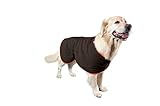 HUBERTUS Hunde Fleece Abschwitzdecke Trocken Mantel mit Membrane Drückjagd Entenjagd Wasserarbeit (XL)