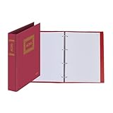 DOHE 9922 - Buch von Protokollen, nachfüllbar, 100 Blatt A4, Natur