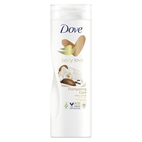 6x DOVE Bodylotion Pampering Care - Shea Butter & Vanille - für alle Hauttypen - 400ml